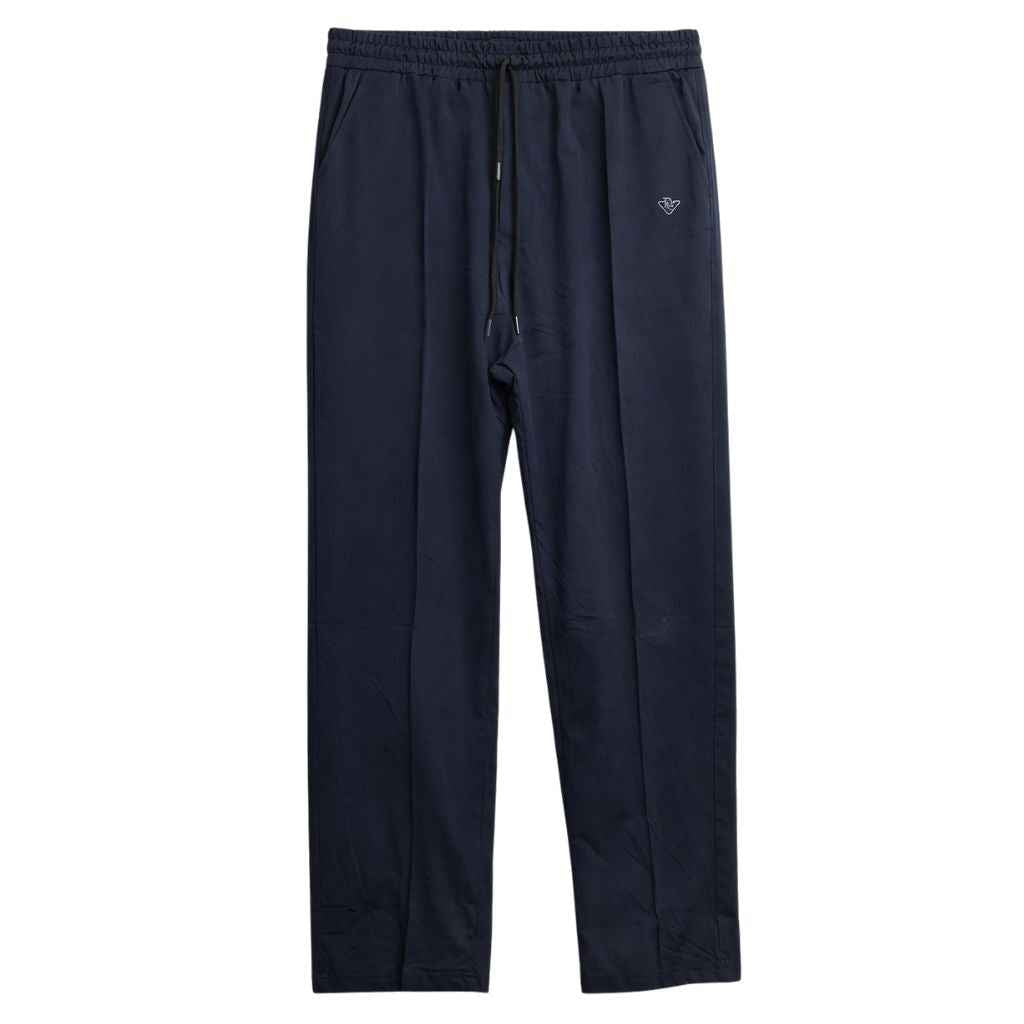 Navy Blue Center Line Mens & Womens Loose Fit Trousers (A-3673)