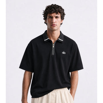 Black Elite Imported Polo (A-4955)