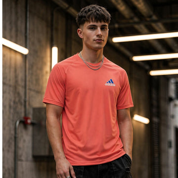 Light Pink Dry-Fit T-shirt (A-4523)