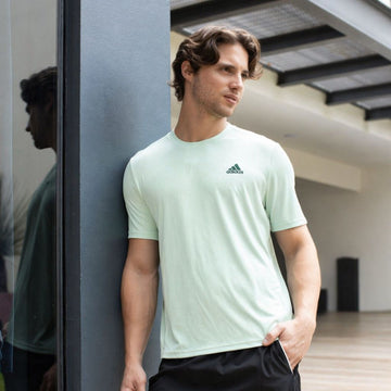 Sea Green Dry-Fit Stretchable T-Shirt (A-4525)