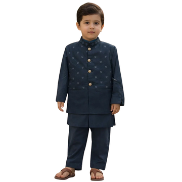 Boys Eastern Shalwar Kameez Waist Coat (A-4109)