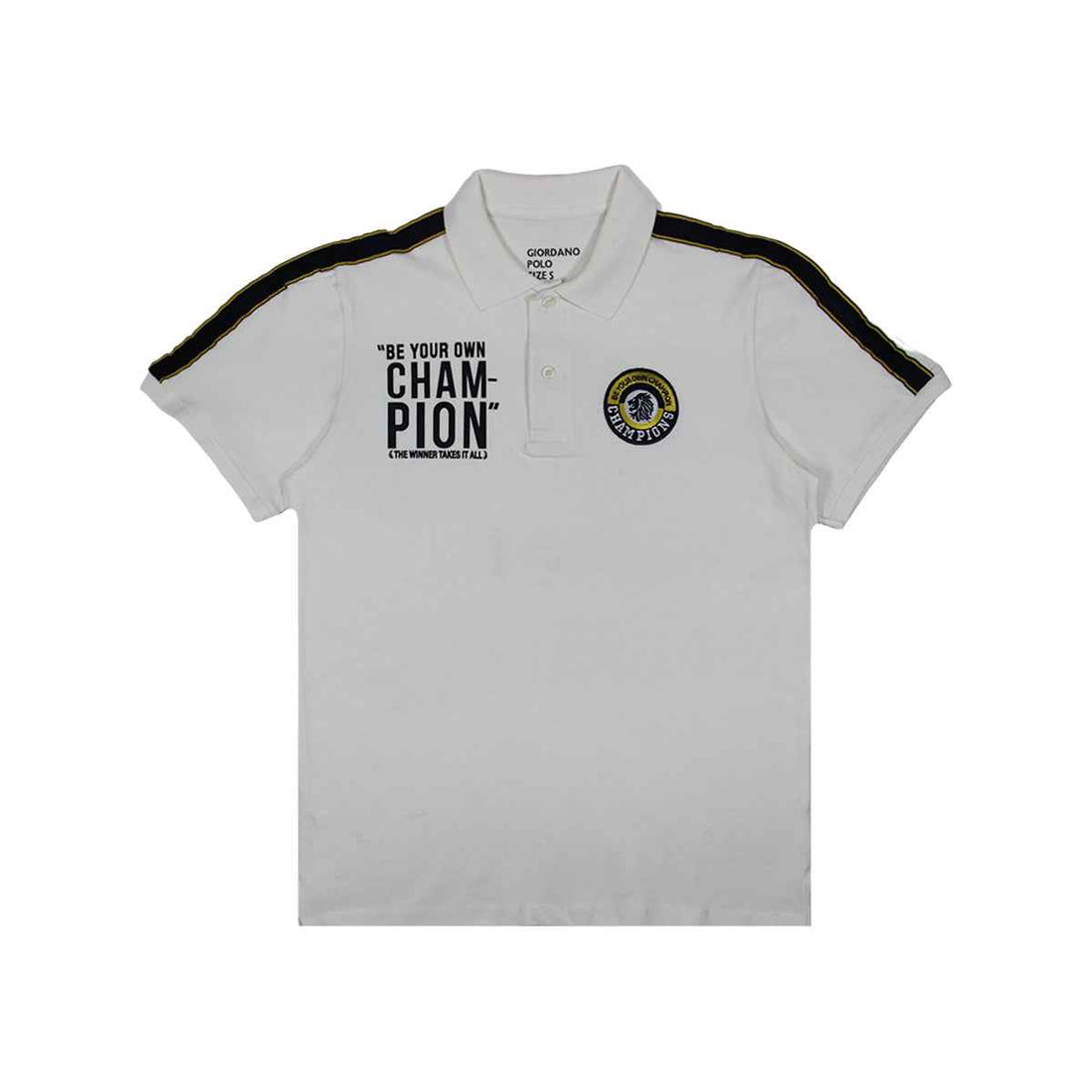 Mens Embroidered Contrast Polo (A-3458)