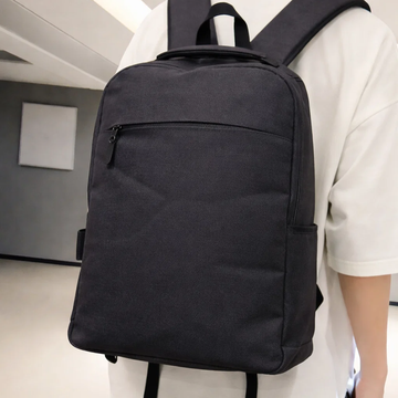 Charcoal Black Backpack Travelling Bag (A-2096)
