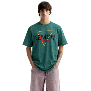 Sea Green Mens Printed T-Shirt (A-1483)