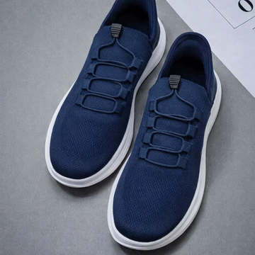 Navy Blue Air Cool Medicated Skechers (A-3364)