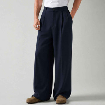 Navy Blue Long Length Gurkha Pant (A-4682)