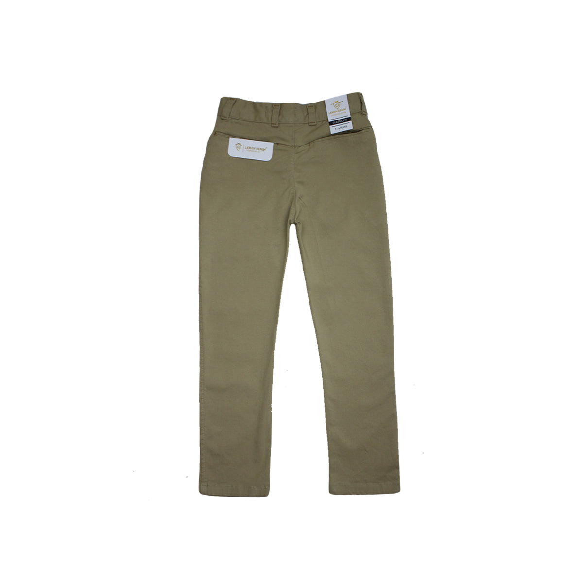 Kids Cotton Cheenos (A-2838) - LEMON DENIM