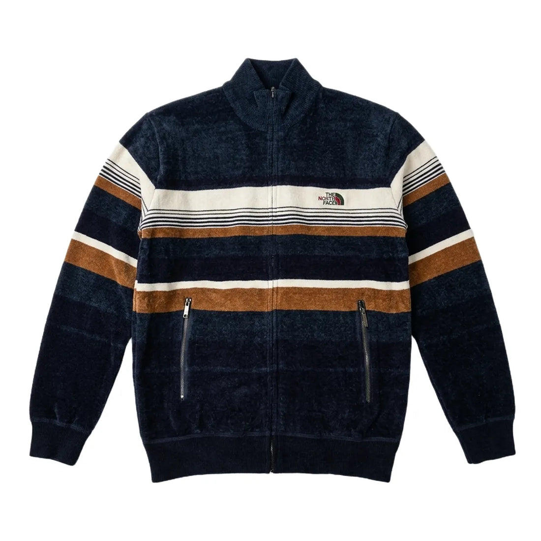 Imported Contrast Zipper Sweater (A-5385)