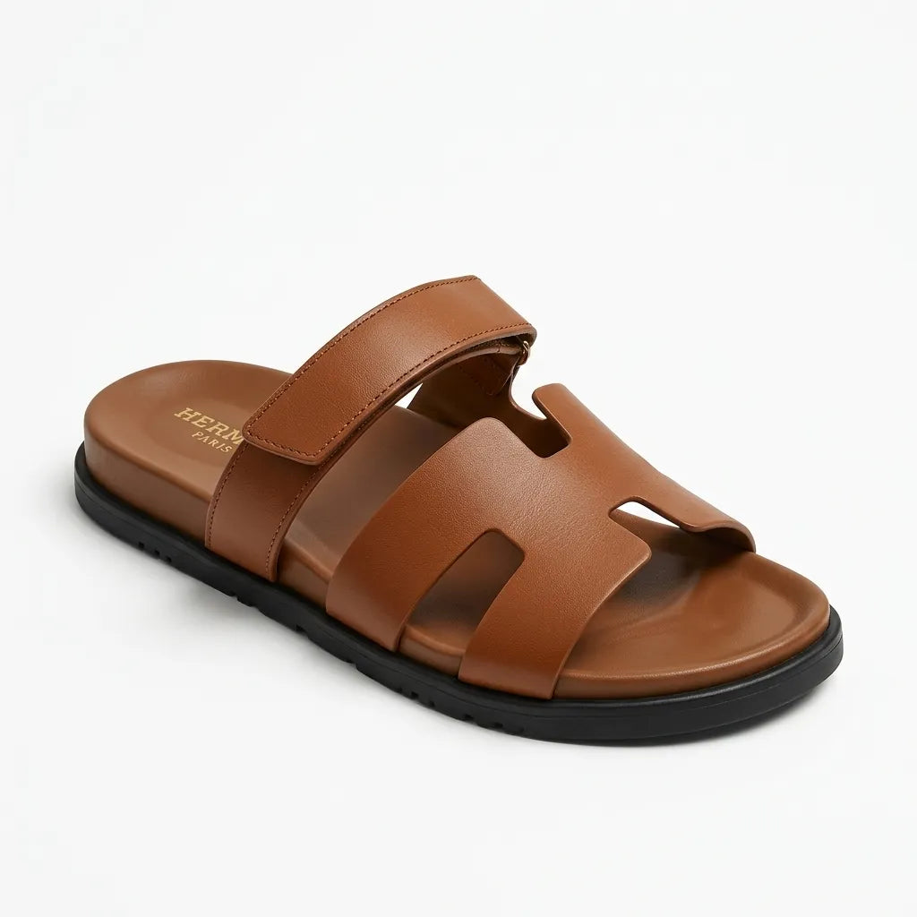 Sensitive Leather Strap Sandals (A-5174)