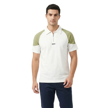 Men's Self Zipper Polo (A-5194)