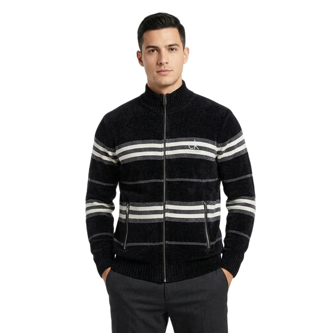 Imported Zipper Sweater (A-5388)