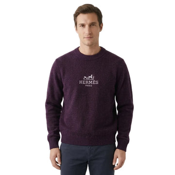 Fleece Men's Round Neck Sweater (A-5398)
