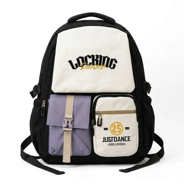 Black Multi-Pocket Backpack (A-5476)