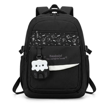 Black Ghost Charm Bag (A-5479)