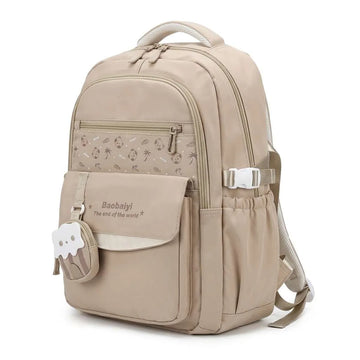 Beige Ghost Charm Bag (A-5479)