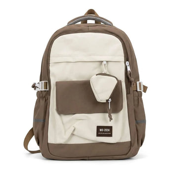 Two Tone School Backpack (A-5485)