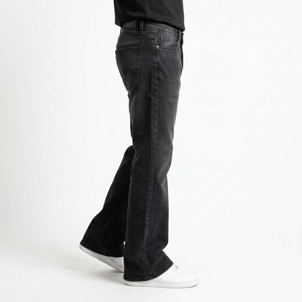 Straight-Fit Shoe-Cut Denim (A-5506)