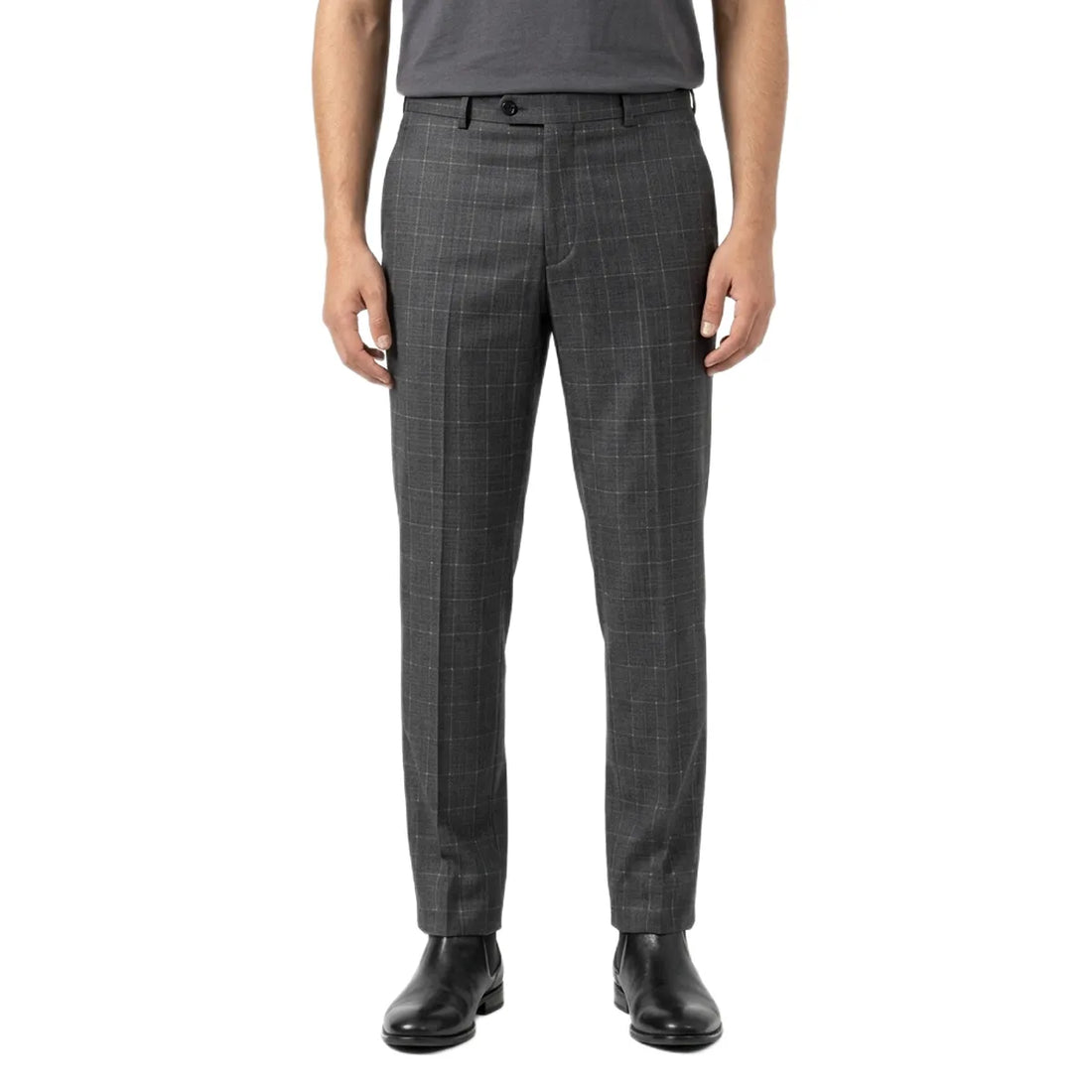 Grid Pattern Designed Formal Pants (LT-12-A-5512)