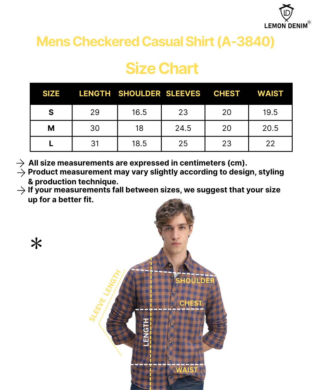 Light Sky Blue Mens Checkered Casual Shirt (A-3840)