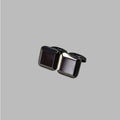MAroon Metal Square Cufflinks (A-3559)