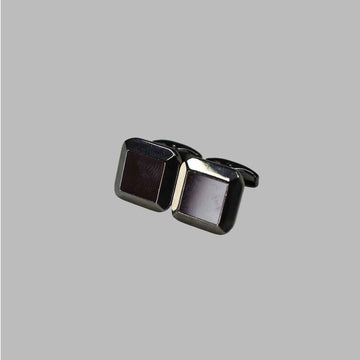 MAroon Metal Square Cufflinks (A-3559)