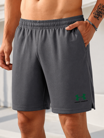 Mens Glacier Grey Two Quarter Short (A-4521)
