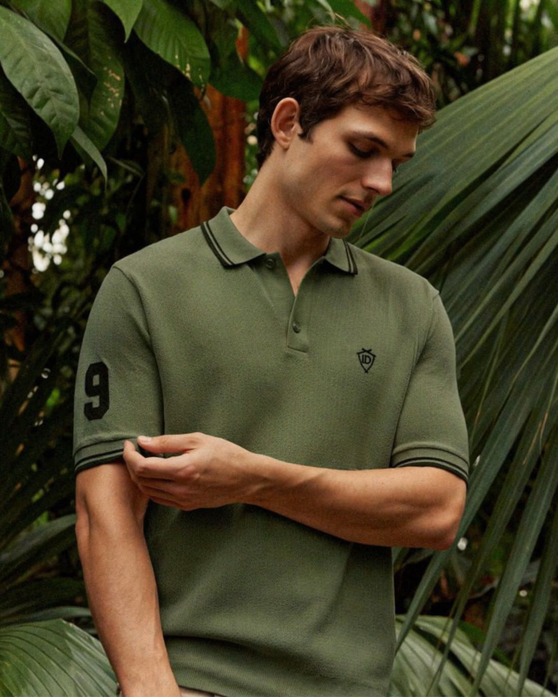 Light Green Lemon Denim Premium Polo (A-4308)