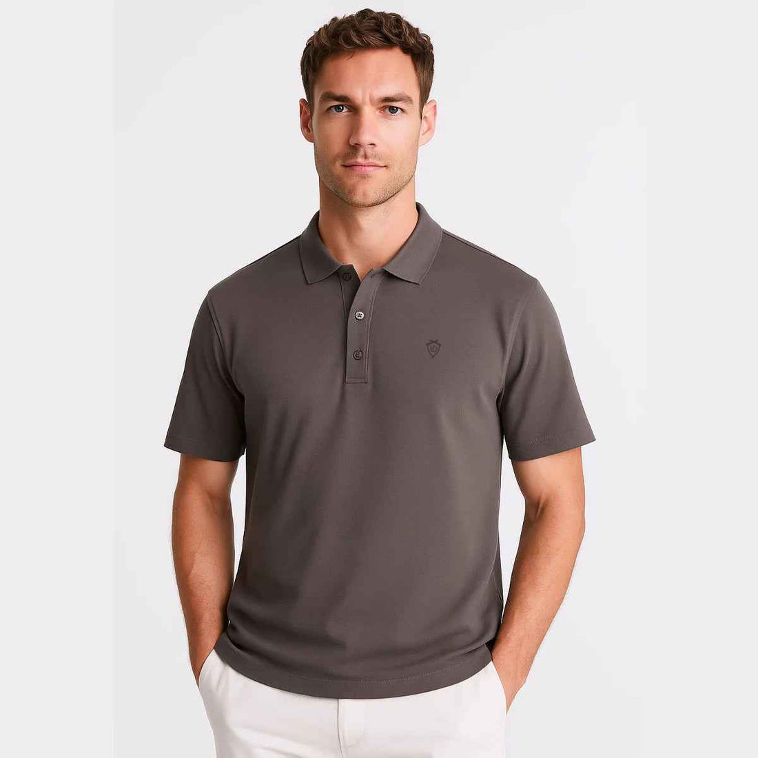 Mens Imported Plan Polo (A-3407)