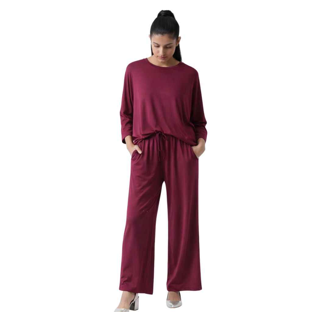 Maroon Color Round Vasco's Track Suit (A-2530)