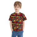 Multicolor Badman Printed Boys Tee (A-1388)