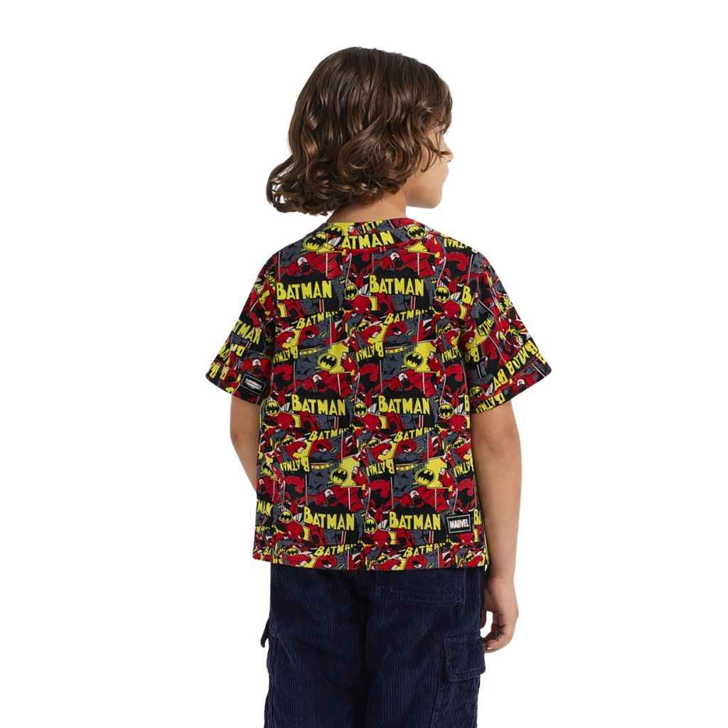Multicolor Badman Printed Boys Tee (A-1388)
