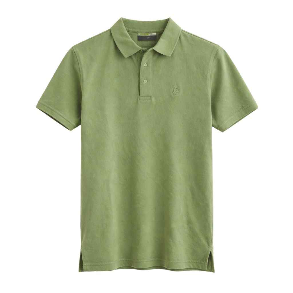 Pistachio Half Sleeves Designer Polo T-Shirt (A-3549)