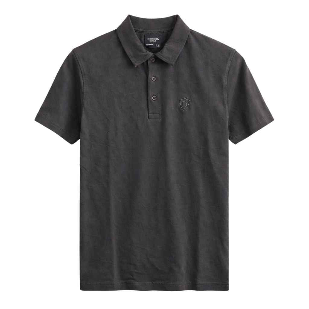 Glacier Grey  Half Sleeves Designer Polo T-Shirt (A-3549)
