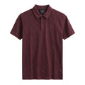 Burgundy Color Half Sleeves Designer Polo T-Shirt (A-3549)