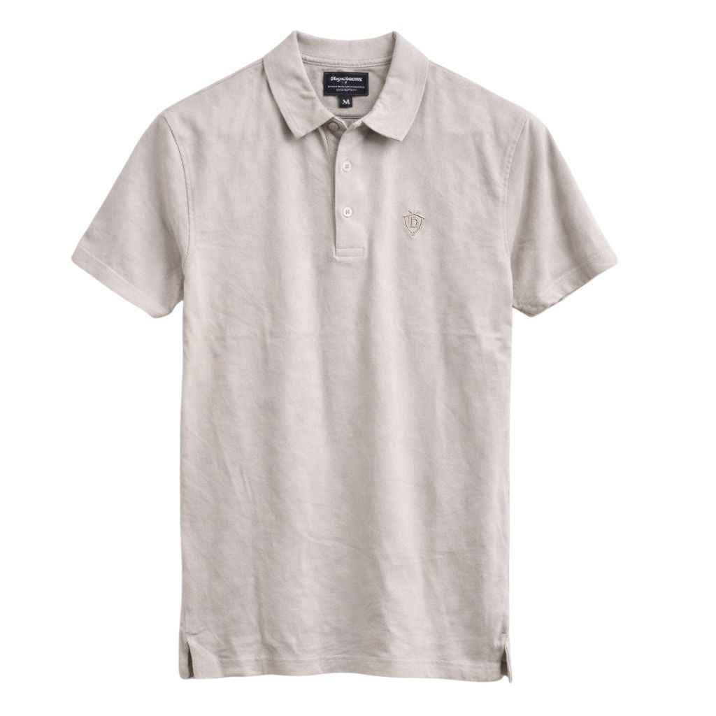 Half Vista White Color Half Sleeves Designer Polo T-Shirt (A-3549)