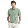 Light Green Self Texture Dry-Fit Mens Polo (A-3518)