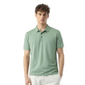Light Green Self Texture Dry-Fit Mens Polo (A-3518)