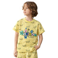 Light Lemon Printed Tee (A-160