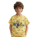 Light Lemon Printed Tee (A-160