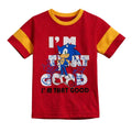 Red Sonic Printed Boys Tee (A-1592)