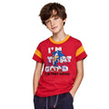 Red Sonic Printed Boys Tee (A-1592)