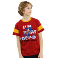 Red Sonic Printed Boys Tee (A-1592)