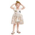 Girl Floral Printed Frock (A-3186)