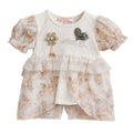 Girl Floral Printed Frock (A-3186)