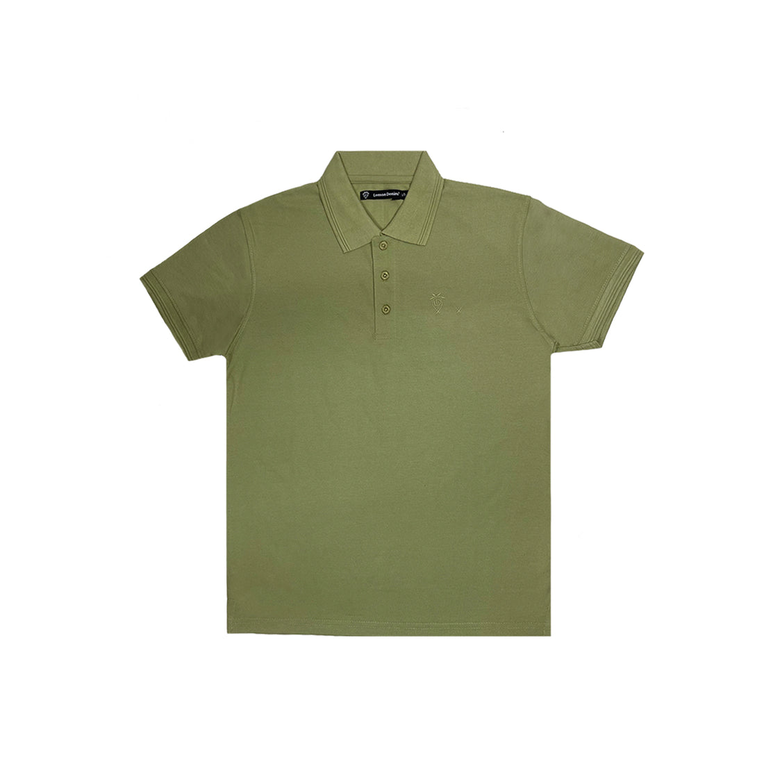 BASIC P.K FABRIC POLO (A-3408) - LEMON DENIM