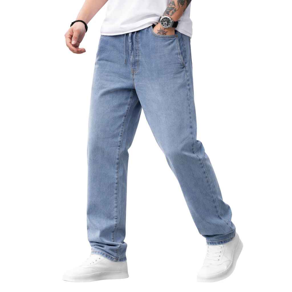 Mens Jogger Style Denim Jeans (A-3998)