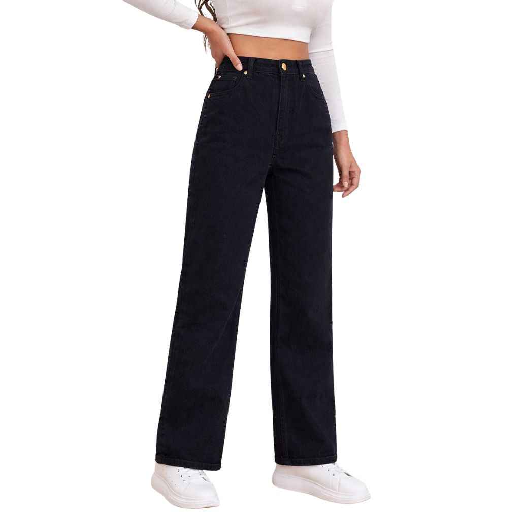 Denim Wide Leg Jeans (A-2937)