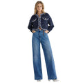 Denim Wide Leg Jeans (A-2964)