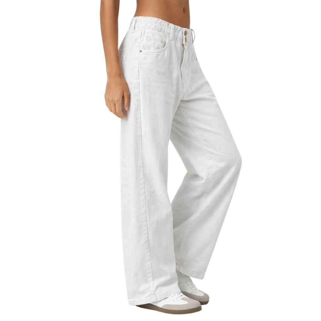 White Ladies Denim Jeans (A-3002)