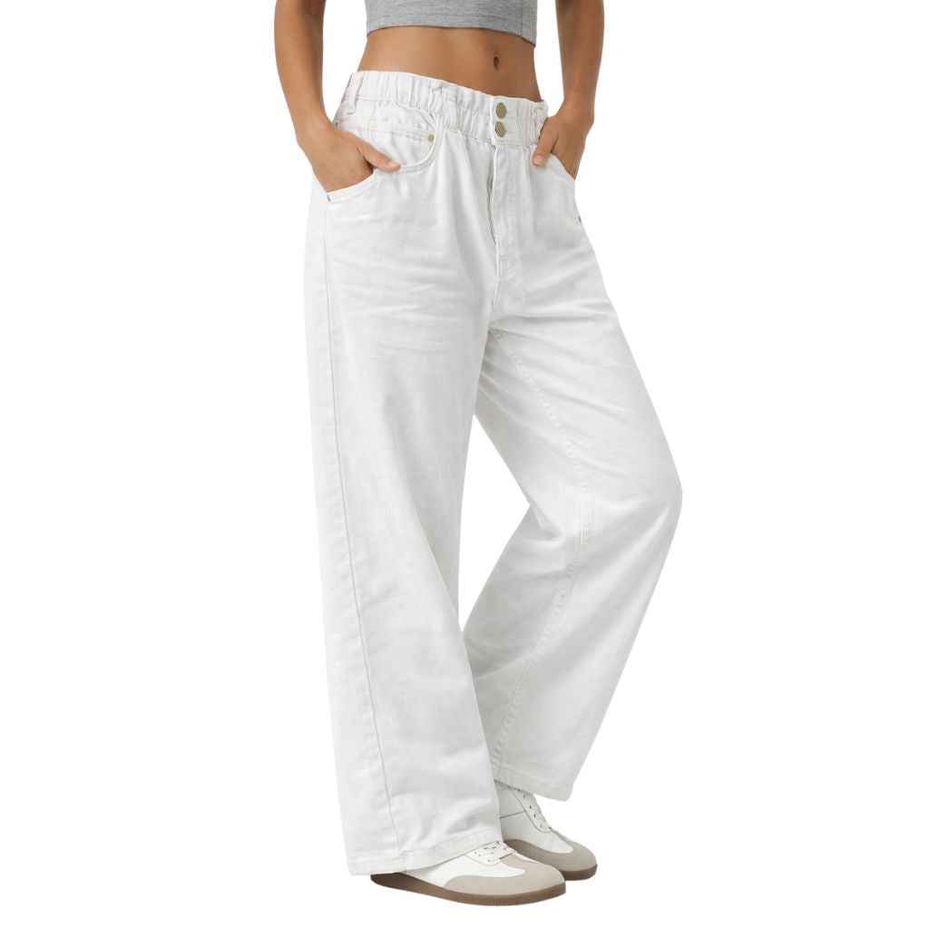 White Ladies Denim Jeans (A-3002)